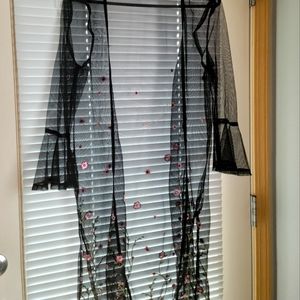 Black Sheer Wrap
